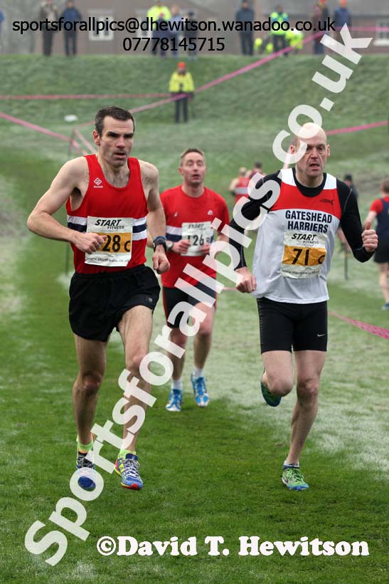 Veterans race, Durham Cathedral Cross Country Relays. Photo: David T. Hewitson/Sports for All Pics